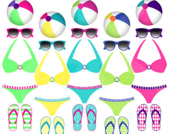 Popular items for bikini clip art on Etsy