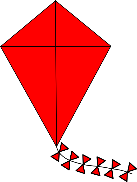 Red Kite clip art - vector clip art online, royalty free & public ...
