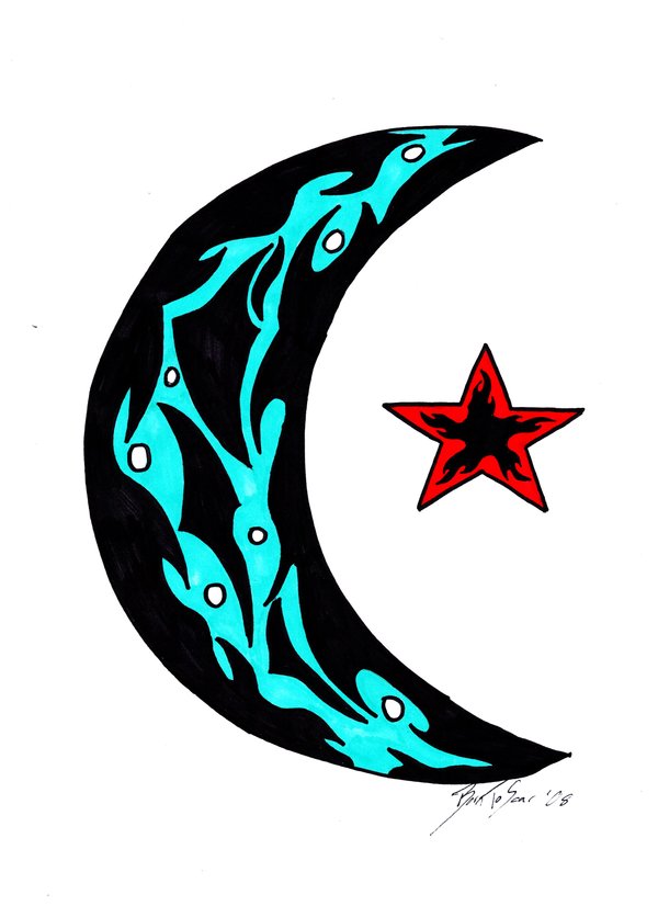 deviantART: More Like Celtic Moon and Star Tattoo by BornToSoar