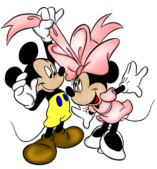 Disney's Mickey and Minnie Mouse Valentine's Day Clipart --> Disney-