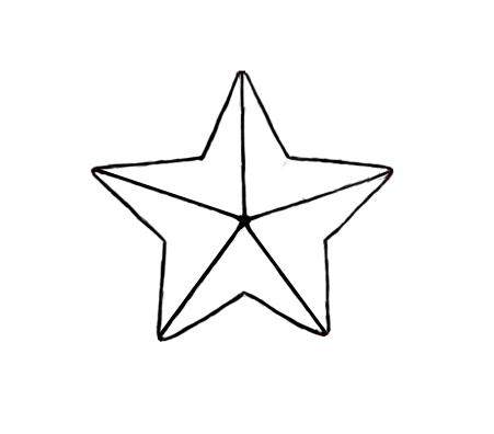 Star Line Drawing - Cliparts.co