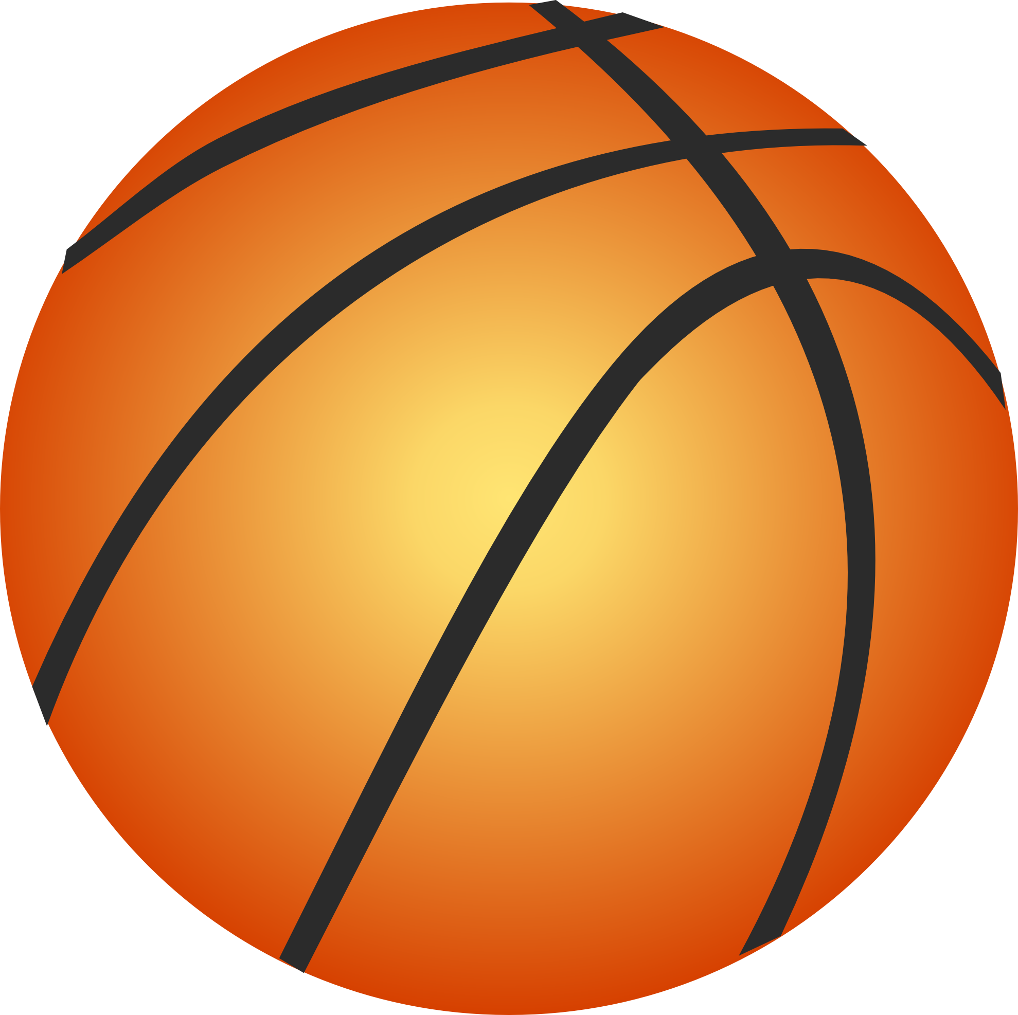 Clipart Of A Basketball - ClipArt Best