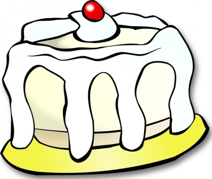 Download White Cake clip art Vector Free