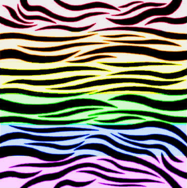 Rainbow Zebra Print Wallpapers | coolstyle wallpapers.