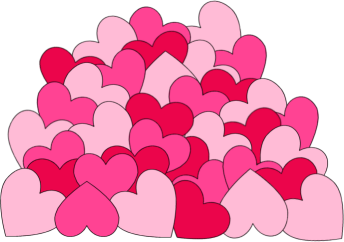 Bunch of Hearts Clip Art - Bunch of Hearts Image