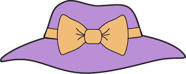 Purple Girls Hat Clip Art - Purple Girls Hat Image