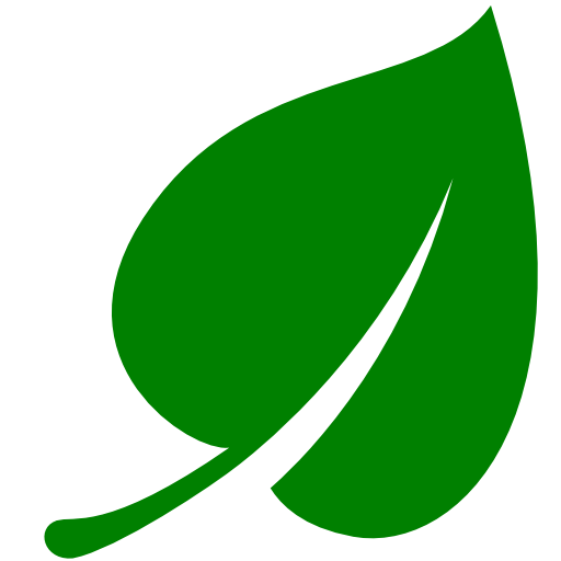 clipart green leaf logo icon - photo #2