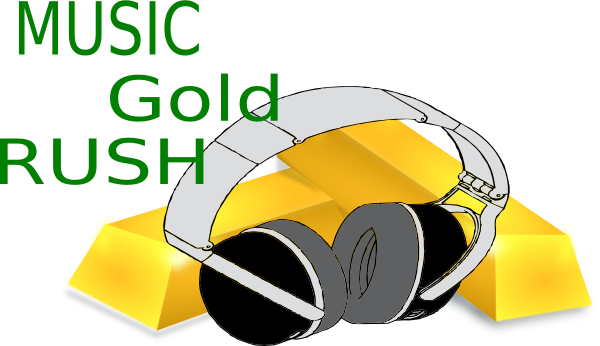 Music Gold Rush Logo clip art - vector clip art online, royalty ...