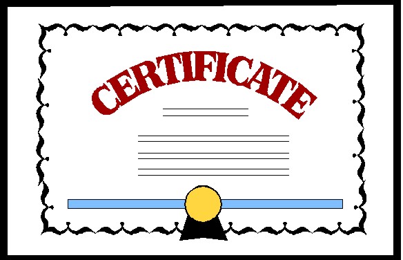 Clip Art Certificate Cliparts co