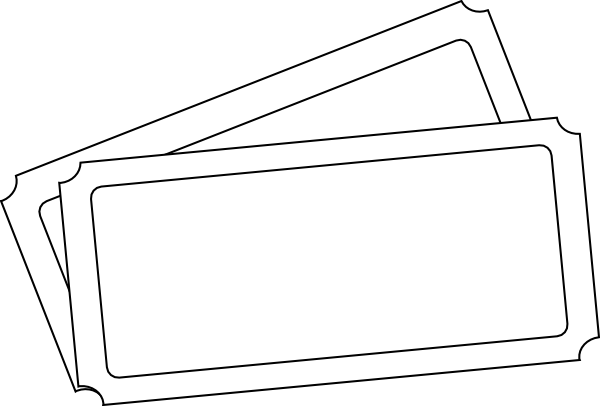 Ticket Template clip art - vector clip art online, royalty free ...