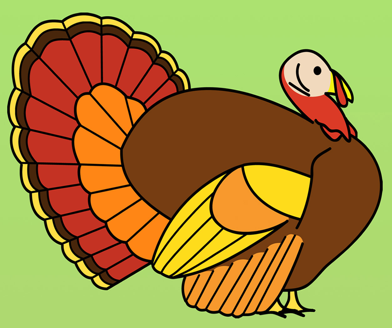Thanksgiving Turkey Clipart HD Wallpapers | Genovic.