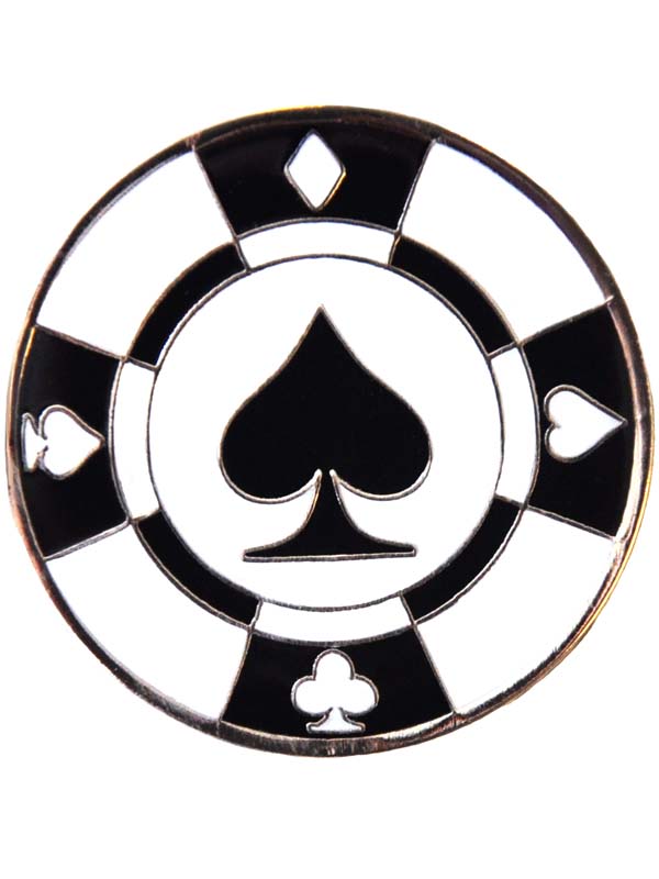Navika Poker Spades Marker with Clip - Buy Online - Golf Ball ...