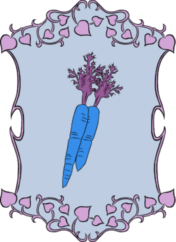 Garden Sign Carrots - vector Clip Art