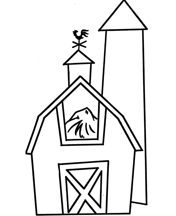 Pre-K Coloring Pages | Free Printable Barn Pre-K Coloring page ...
