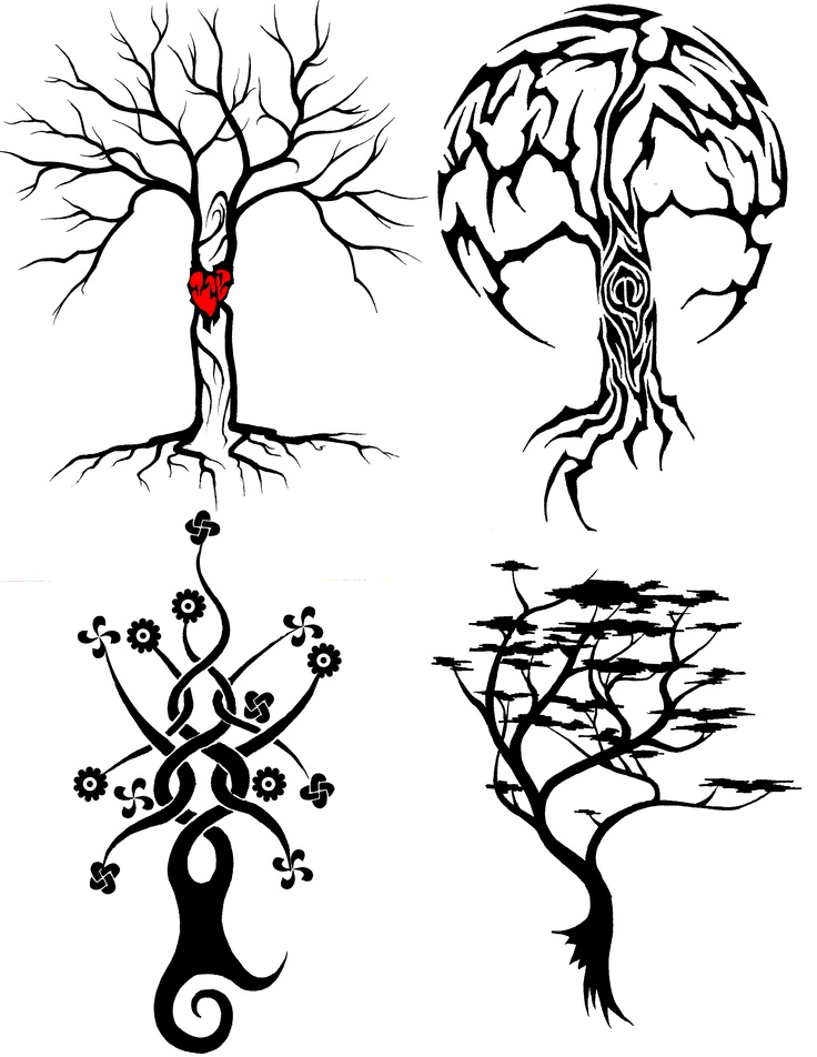 Tribal Trees | Cool tattoos | Pinterest