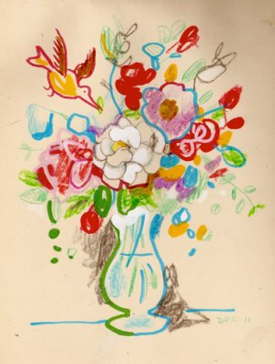 dannyostudio.com • Portfolios • Drawings | Large Floral
