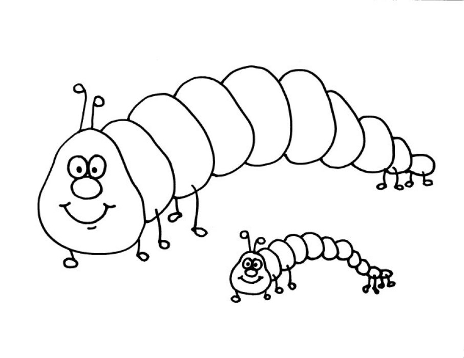 Caterpillar Printable - AZ Coloring Pages