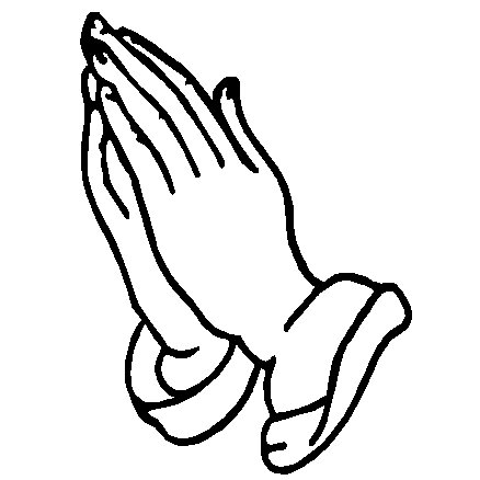 Praying Hands Silhouette - ClipArt Best