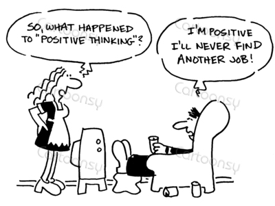 Cartoon - Positive Thinking
