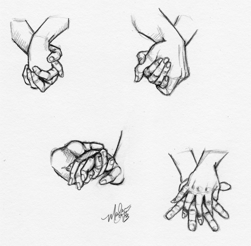 Holding Hands | Panel by Panel: Drawing in Sequence