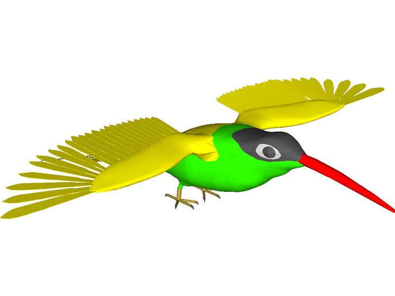 Hummingbird 3D Model Download | 3D CAD Browser
