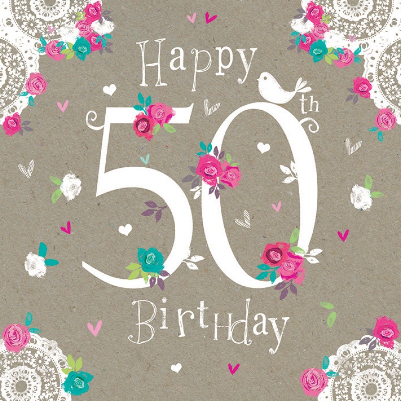 Printable 50Th Birthday Cards