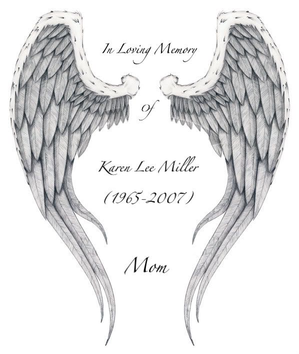 angel's wings-In loving memory of our daughter Candice Ann 1975 ...