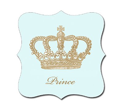 Luxe Shaped Crown Stickers in the Prince Crown Collection or Royal ...