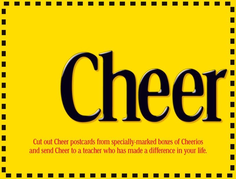 The Cheerios Send Cheer to Teachers program | A Taste of General Mills
