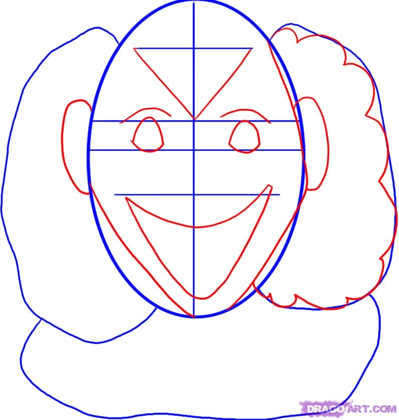 how to draw clown faces - group picture, image by tag ...