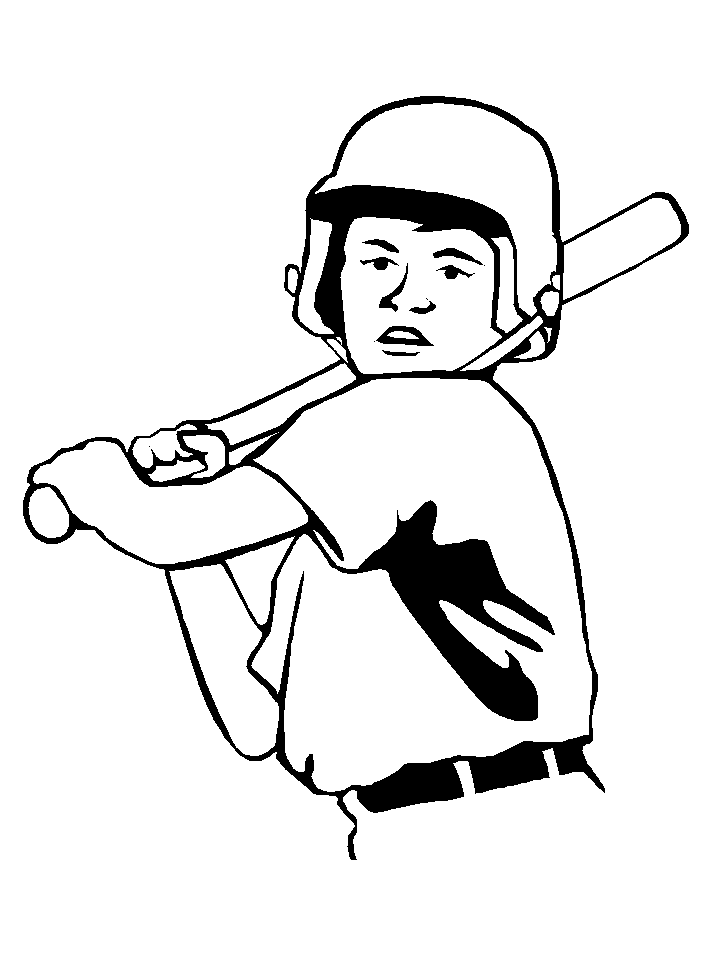 Baseball Field Coloring Page
