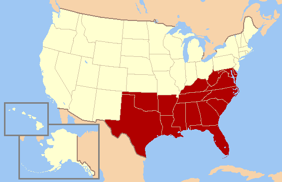 History of the Southern United States - Wikipedia, the free ...