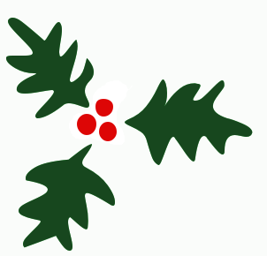 Holly Leaves And Berries - ClipArt Best