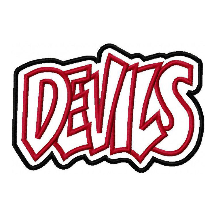 Devils Embroidery Machine Double Applique Design 2748 by kayelee