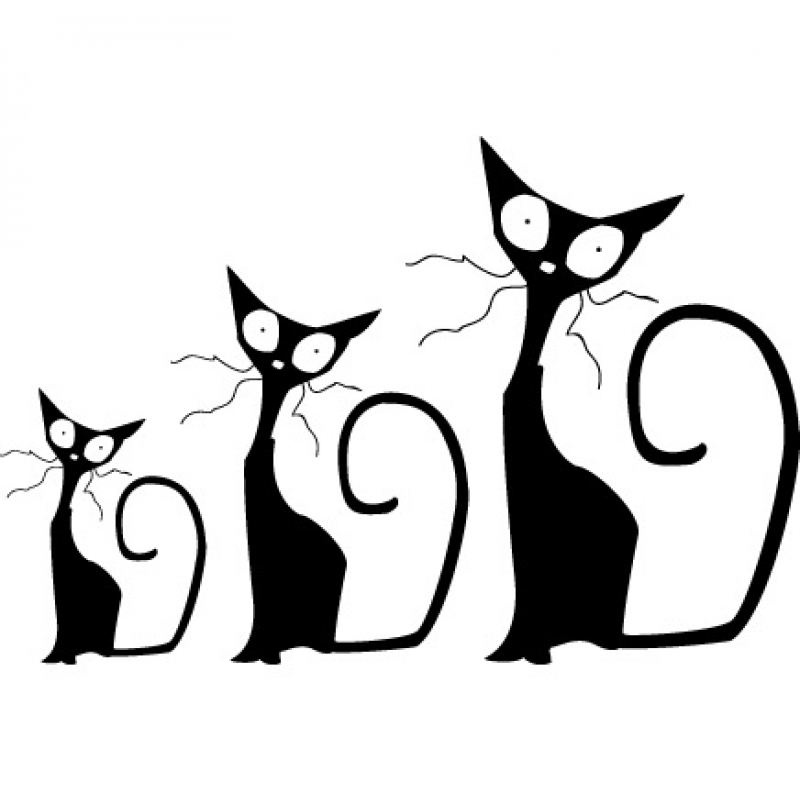 cats wall stickers, cat wall stickers