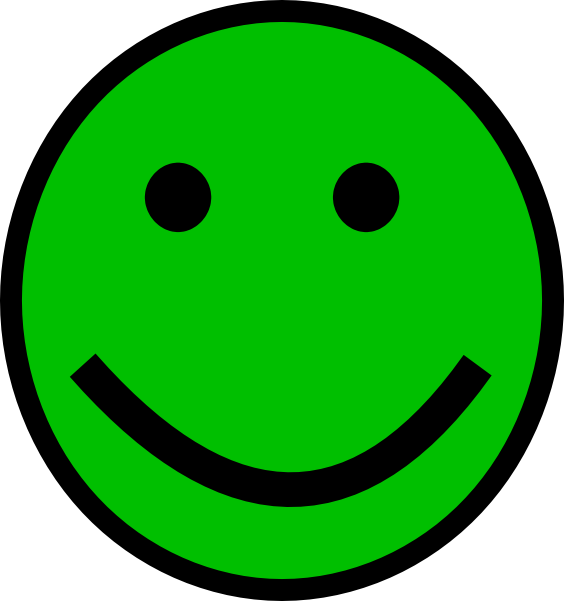 Green Smiley Face clip art - vector clip art online, royalty free ...