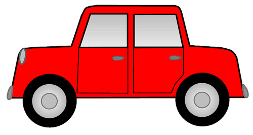 Red car sketch clipart, 12cm long | Flickr - Photo Sharing!