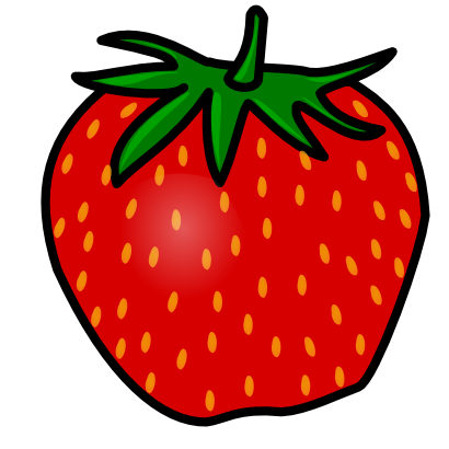 Pix For > Strawberries Clip Art