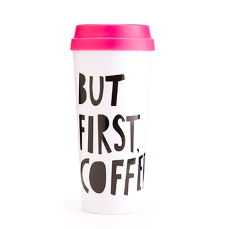 But First, Coffee- Hot Stuff Thermal Mug | Brit + Co. Shop ...