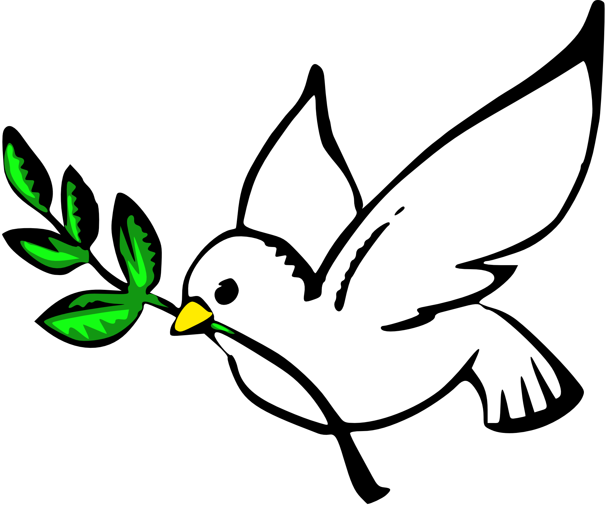 green dove clipart - photo #20