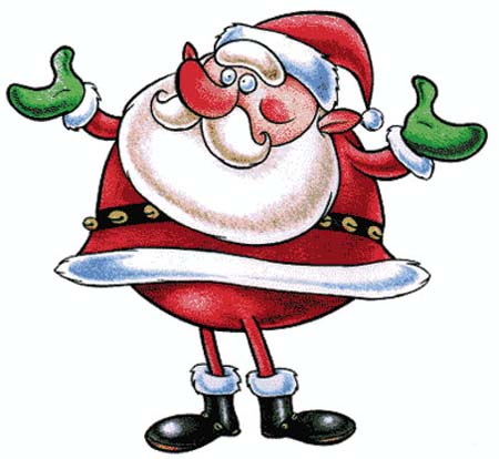 Picture Of Cartoon Santa - Cliparts.co