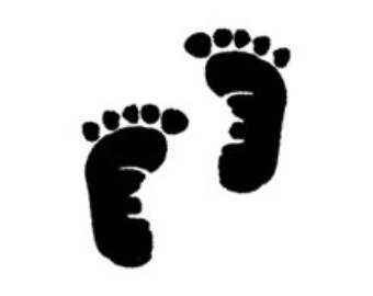Popular items for baby foot prints on Etsy