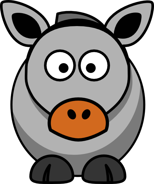 Cartoon Donkey Clipart | lol-