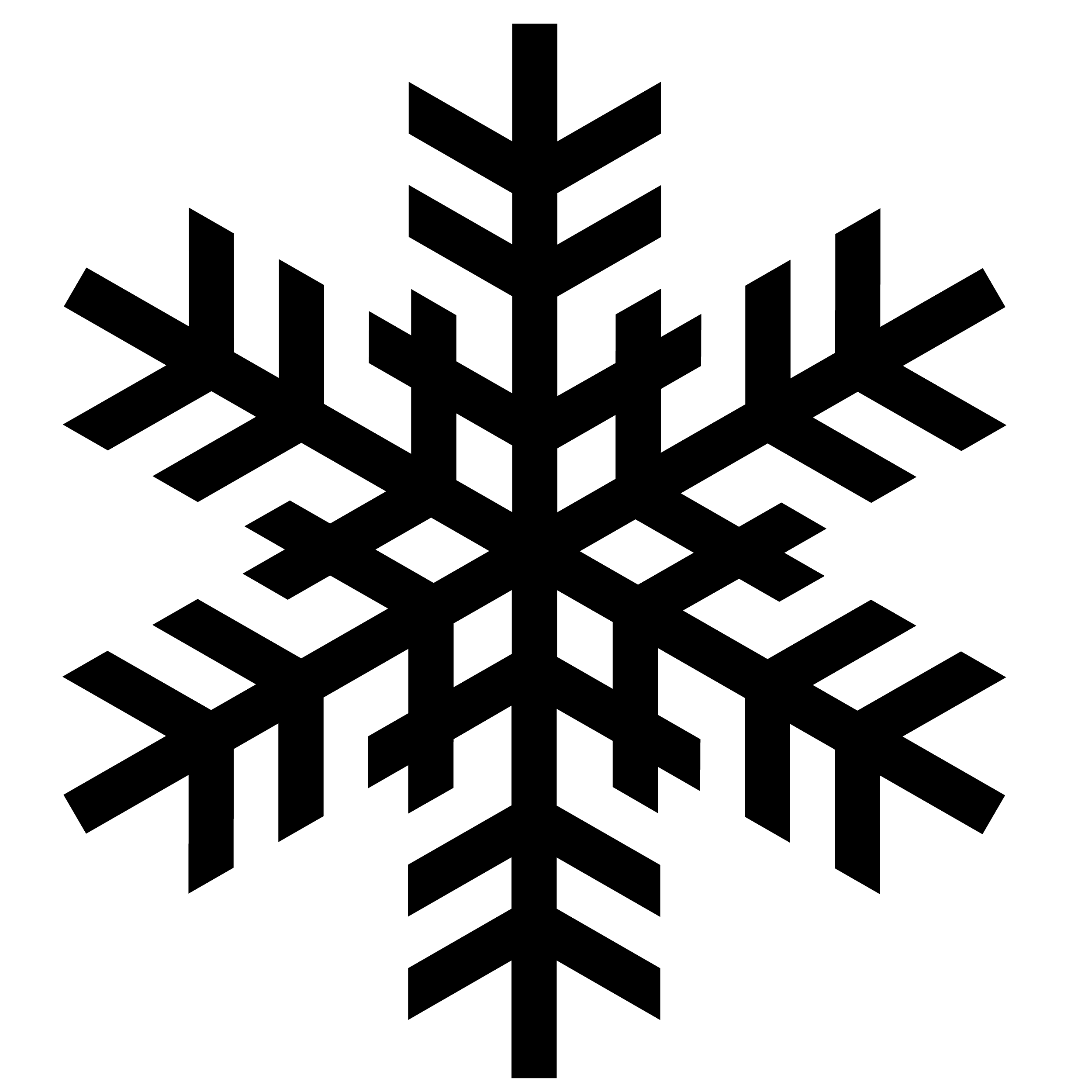 Snowflake Silhouette - ClipArt Best