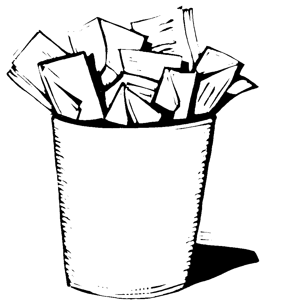 Images For > Empty Basket Clip Art Black And White