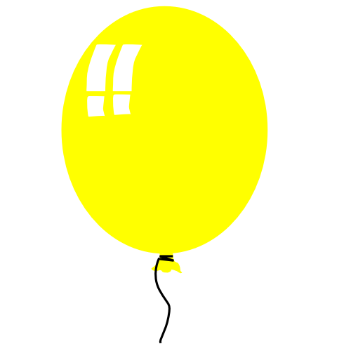 Yellow Balloon Clipart | Clipart Panda - Free Clipart Images