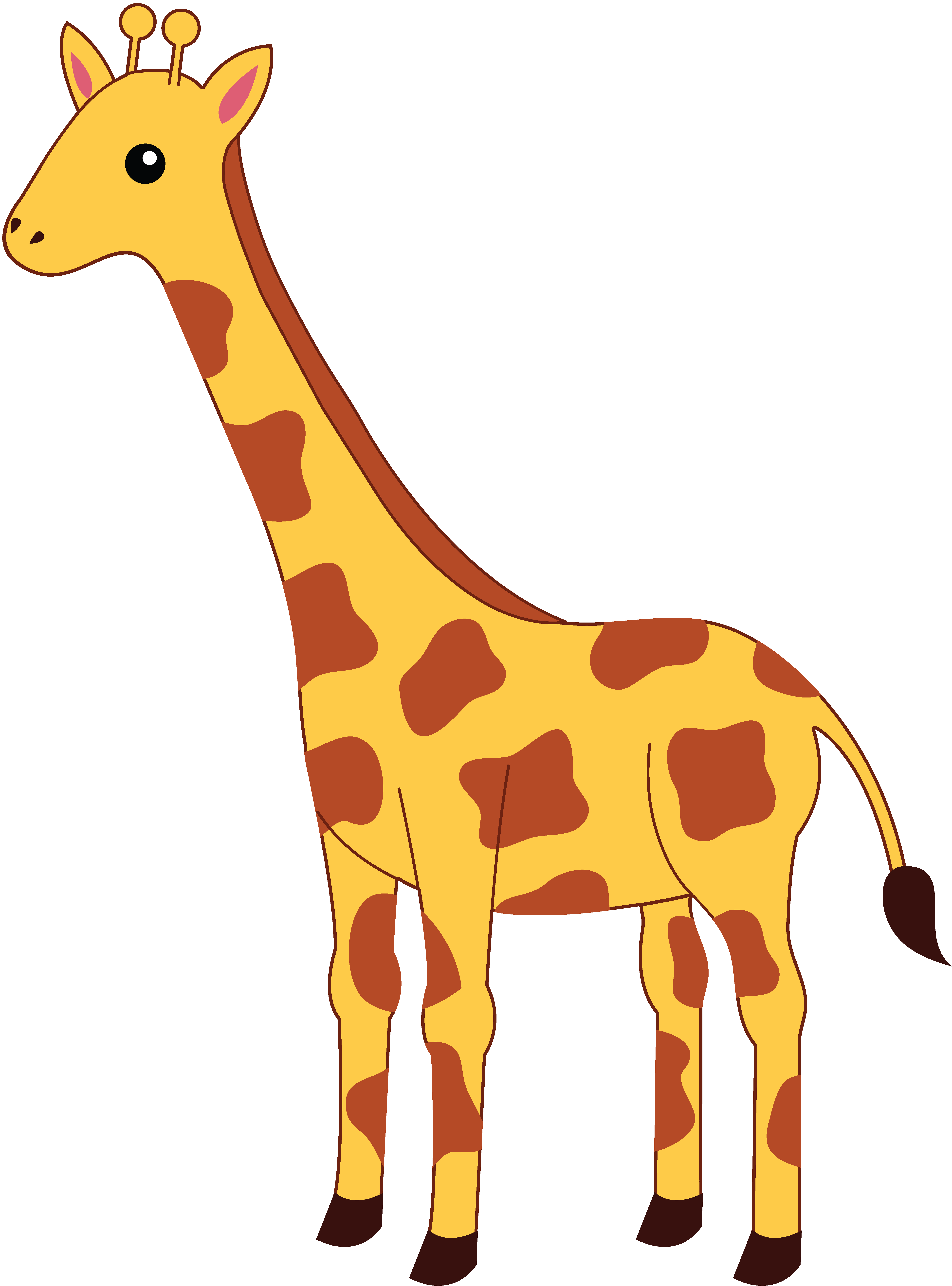 Pix For > Pink Baby Cartoon Giraffe