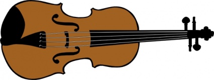 Violin (colour) clip art - Download free Other vectors