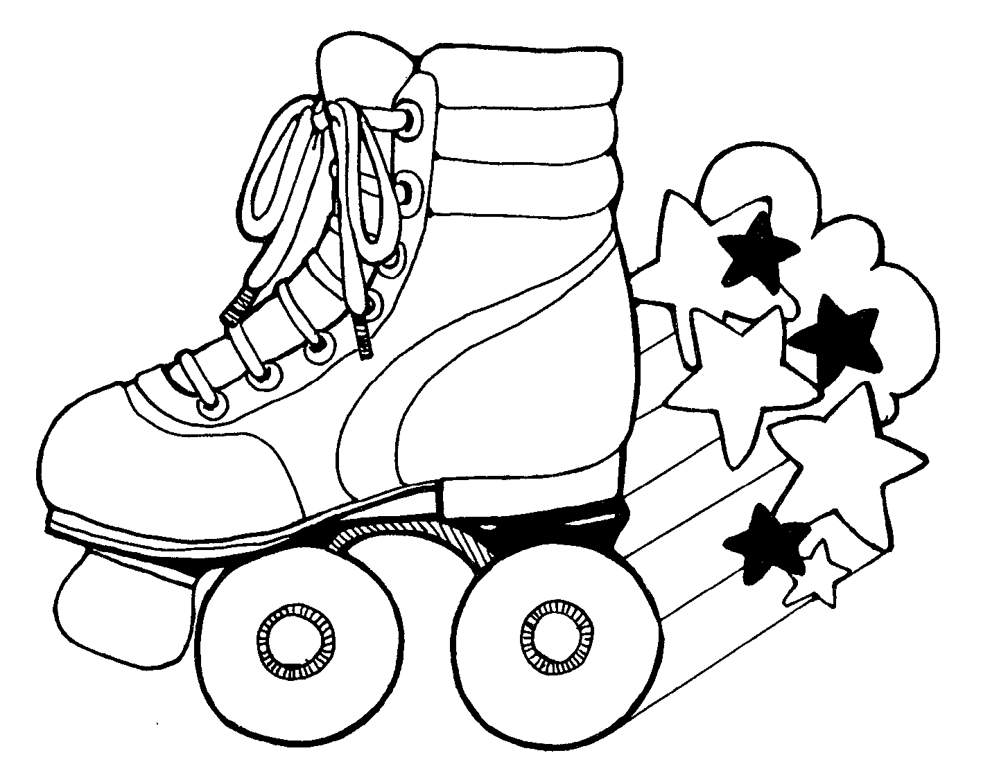 Images For > Kids Roller Skates Clipart