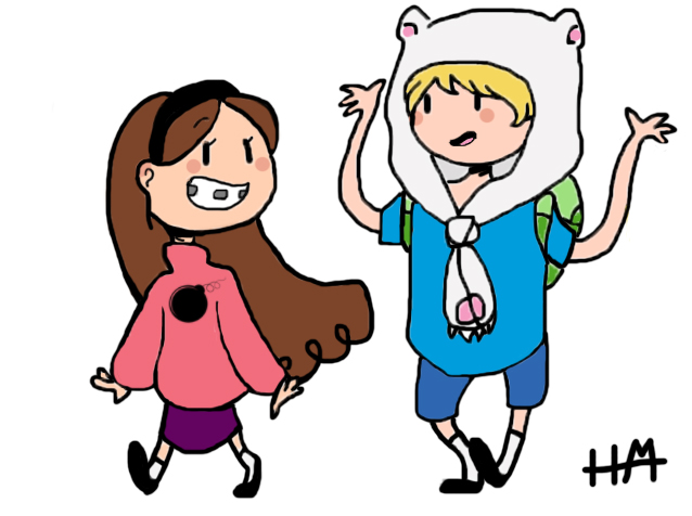 Mable x Finn - Cartoon Crossover Couples Fan Art (32430241) - Fanpop